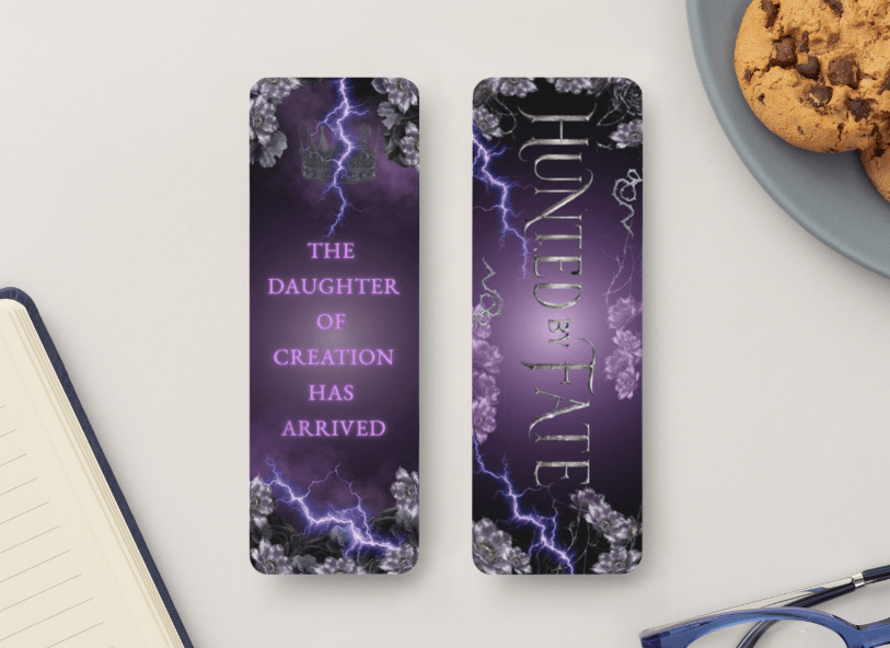 Hunted by Fate - Bookmark - Author Crystal CainBookmark